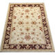 Traditional ceam wool ziegler rug handwoven floral carpet- 106x150cm