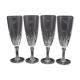 Set of 4 flutes