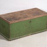 Antique green storage trunk (c.1920) #27