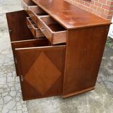 Buffet 3 portes 4 tiroirs 1950 mobilier d'art populaire