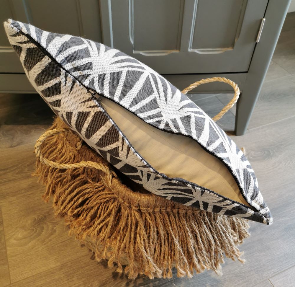 Chevron pattern cushion