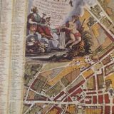Historic map of Paris in 1789