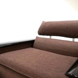 Fauteuil lounge Tecno avec structure en laque piano, 1970