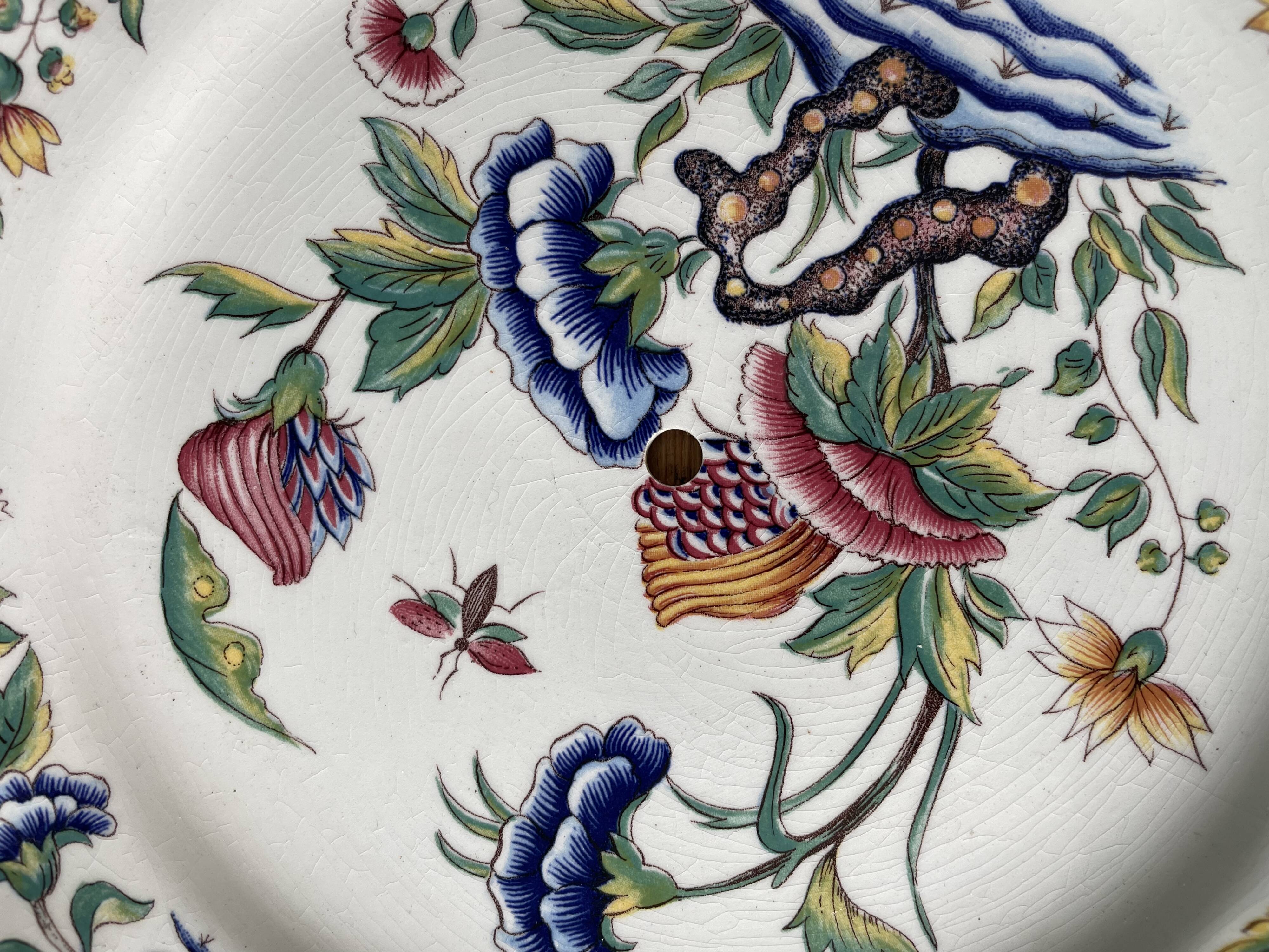 Assiette décorative Rouen Sarreguemines France