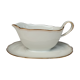 Saucière porcelaine blanche début XXème