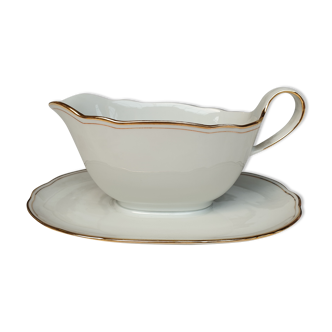 Early 20th century white porcelain saucière