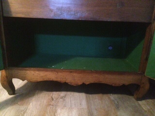 Old wooden maie buffet