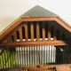 Cage à oiseaux type chalet suisse