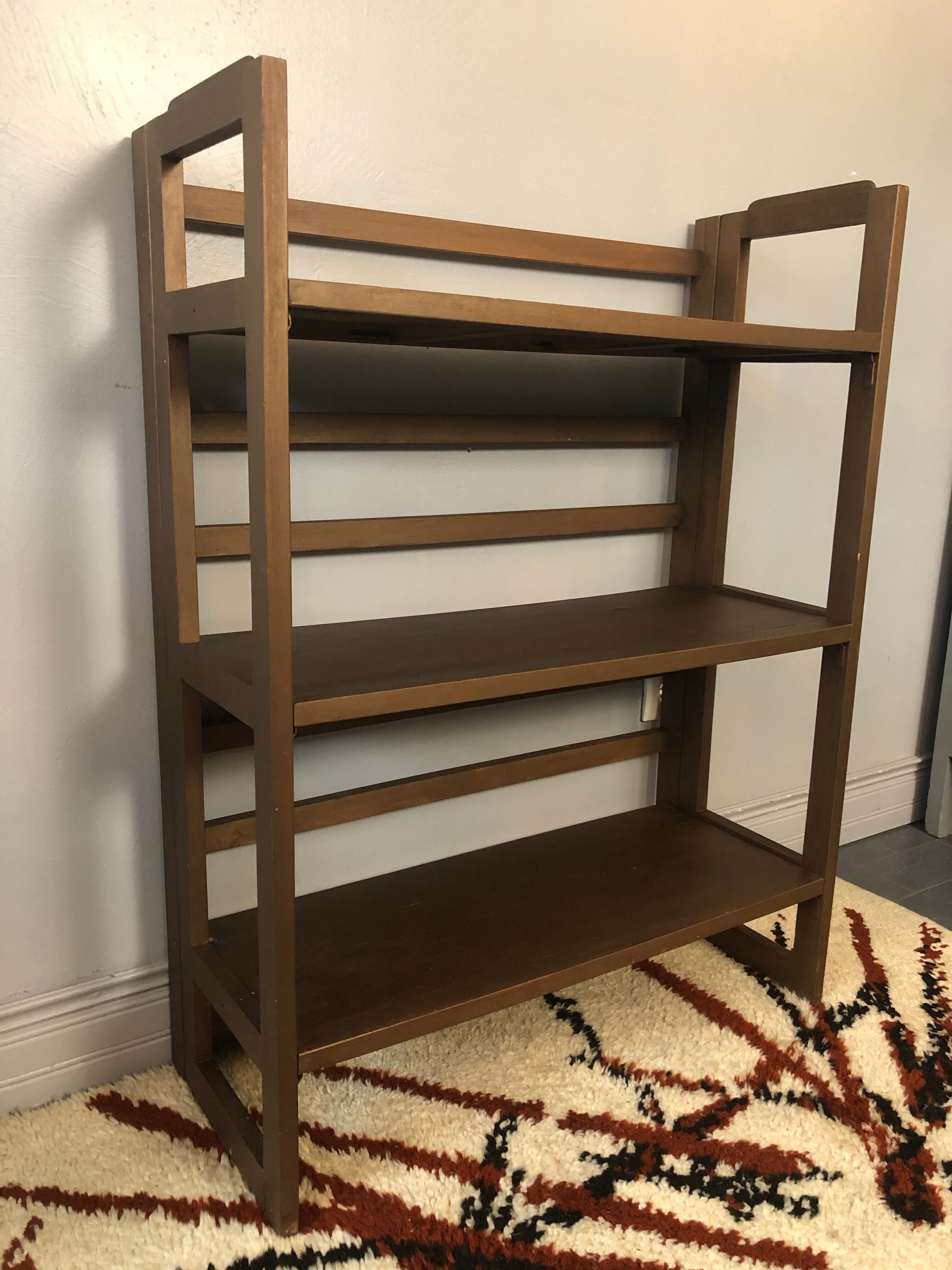 Vintage bookseller's shelf