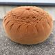 Coussin pouf en velours 1960