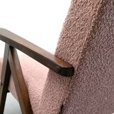 Mid Century Easy Chair Model B - 310 Var in Pink Boucle