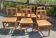 6 chaises en bois, années 50