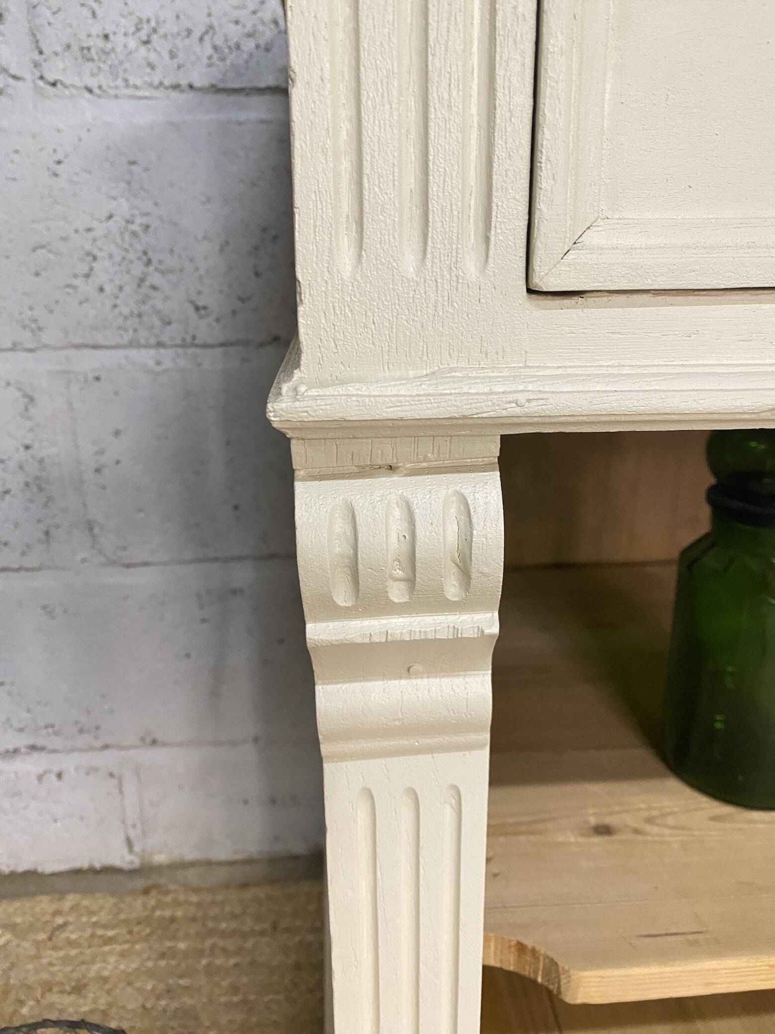 Renovated buffet oak top