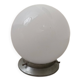 Applique, plafonnier, boule en opaline