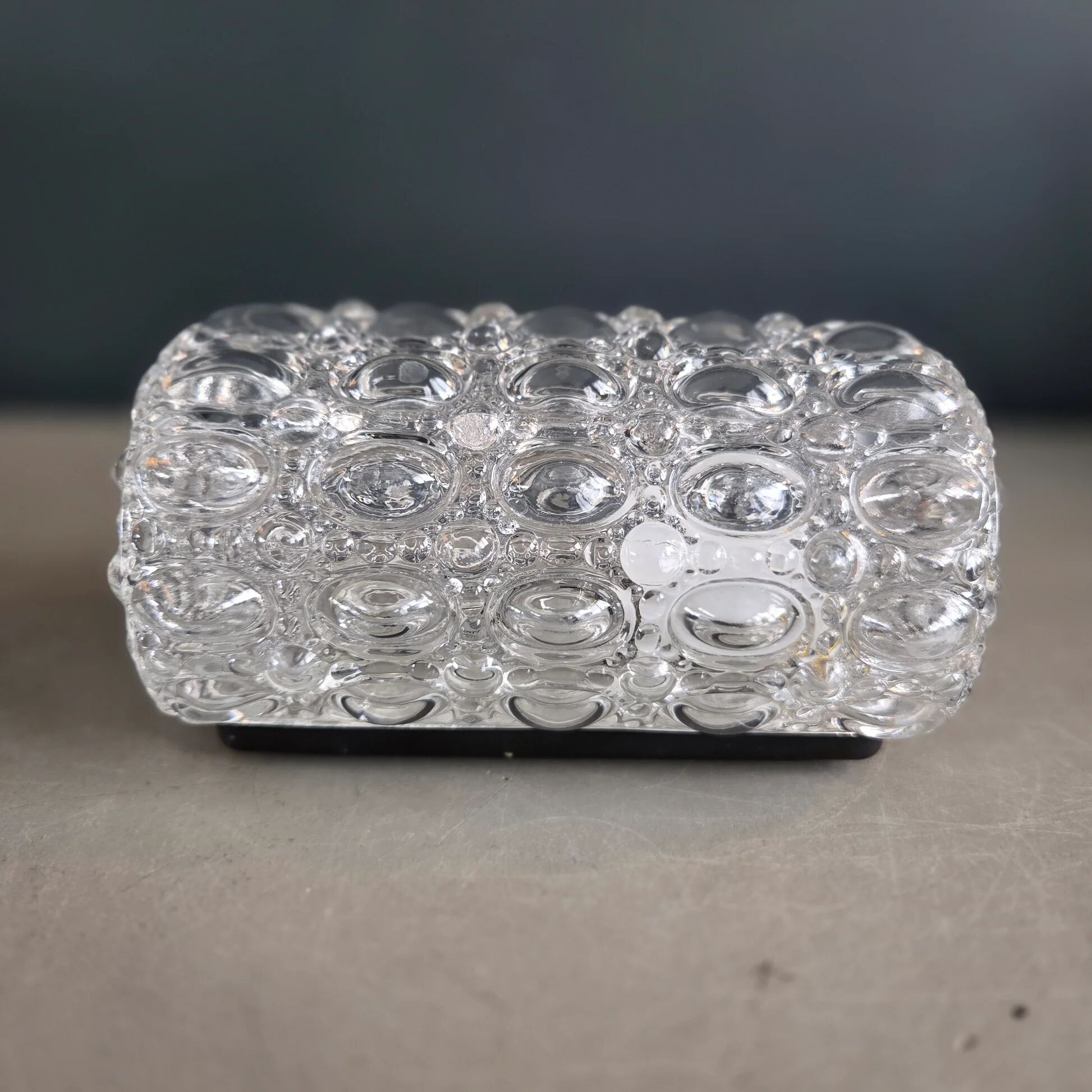Sirius wall light by Helena Tynell for Limburg in moulded glass.
