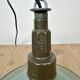 Industrial Petrol Enamel Military Pendant Lamp with Cast Aluminium Top