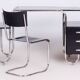 Bauhaus Oak Writing Desk by Robert Slezak, Czechia, 1930s