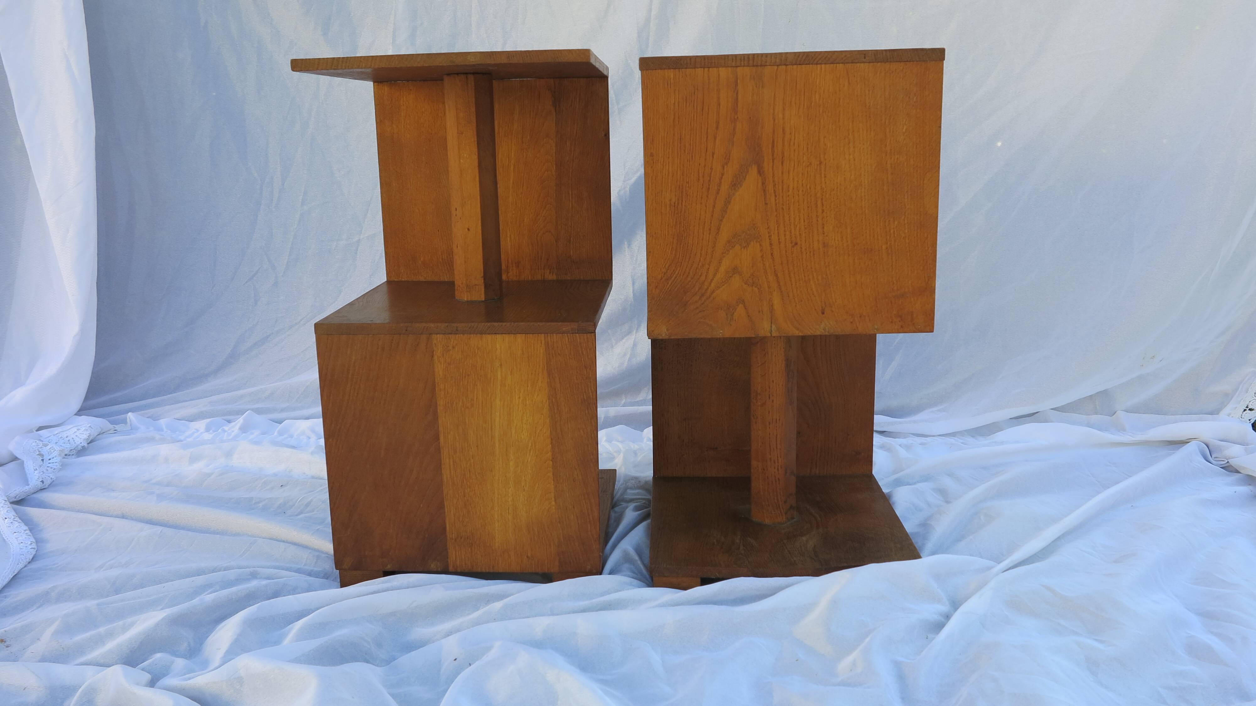 brutalist modernist bedside or sofa end area