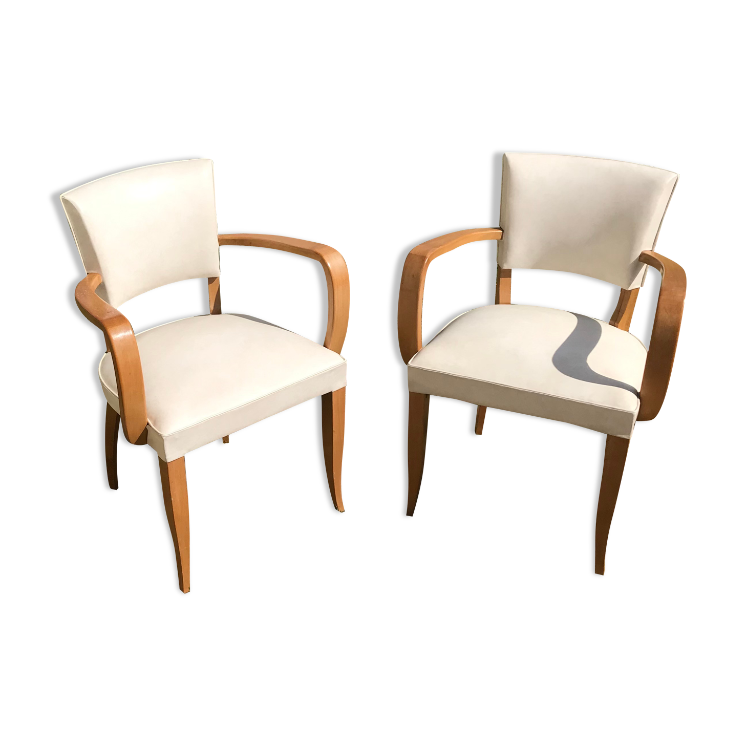 Paire de fauteuils Bridge