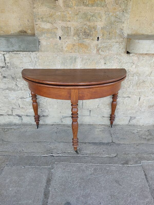 Console table demi-lune