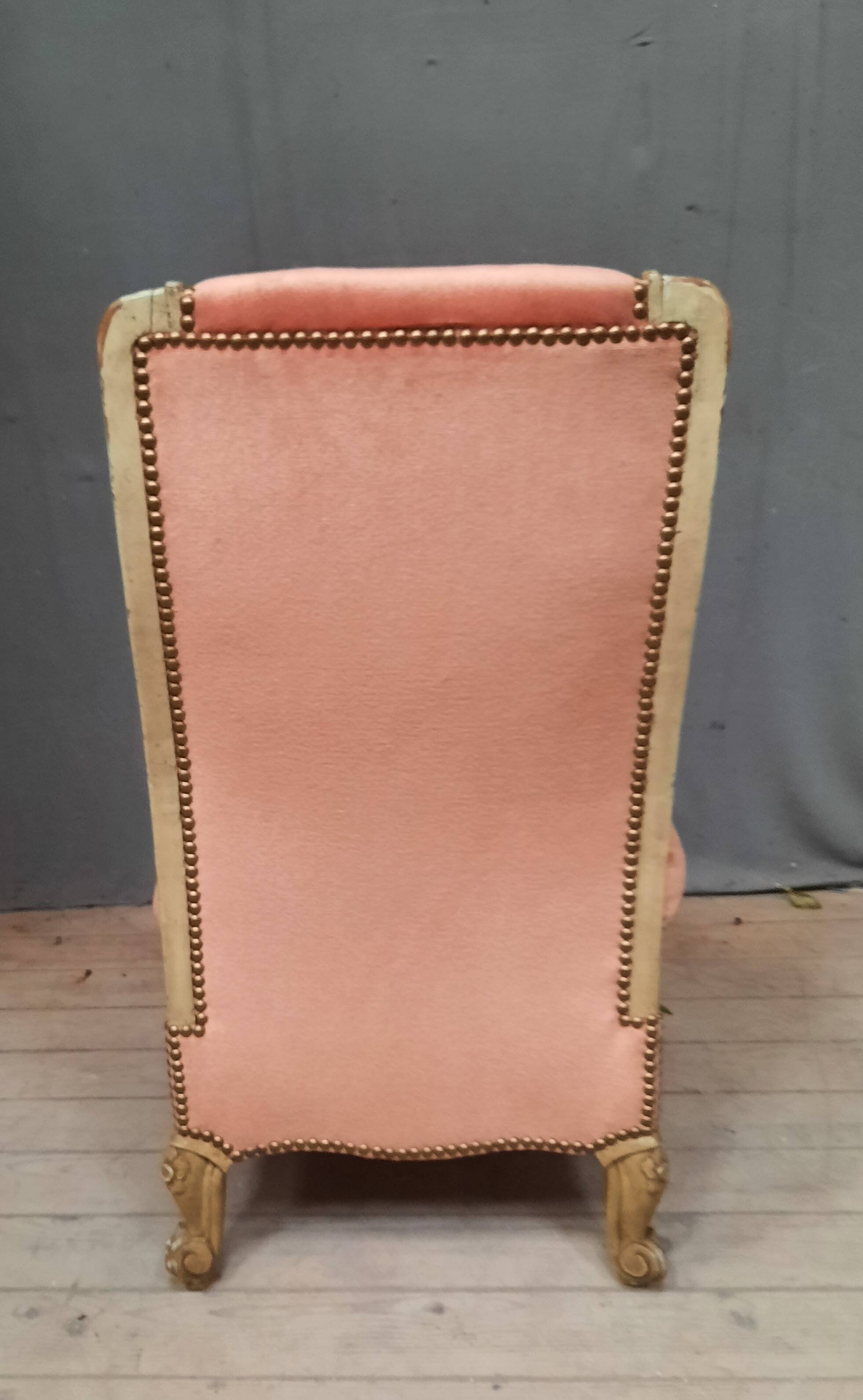 Louis XV style low chair