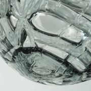 No. 2 of 2 - elegant doria pendant lamp clear and smoke grey 60s 70s