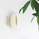 Set of two white TILE wall lights.