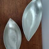 Set of 2 lacquered wooden empty pocket boxes