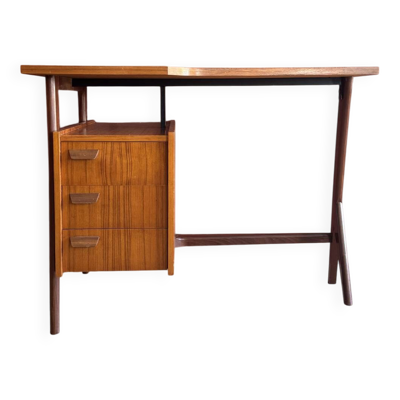 Bureau vintage teck & acajou