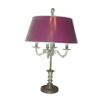 Lampe bouillotte en étain