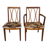 Vintage chair and armchair 1960