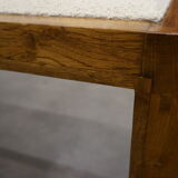 Art deco oak bench