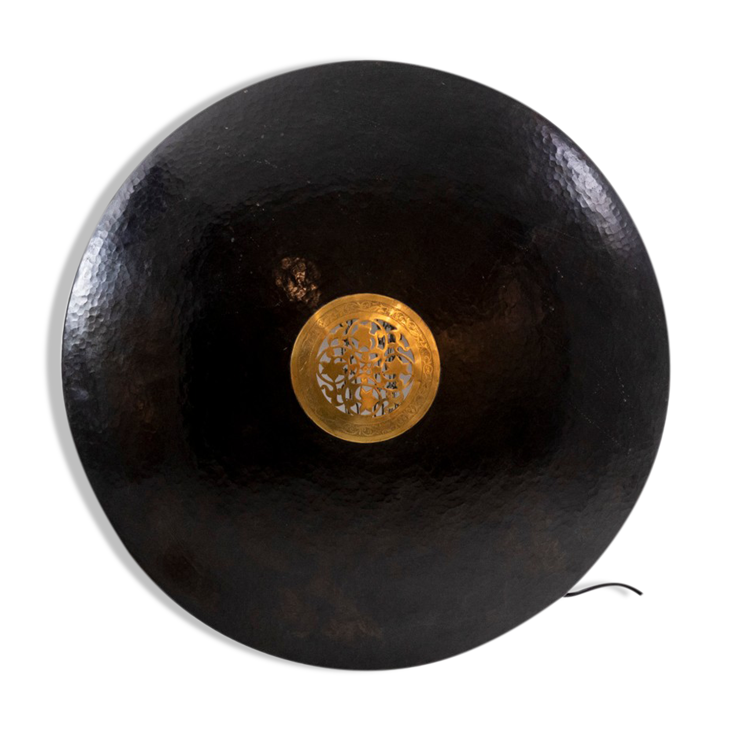 Moorish style brass wall lamp, or pendant lamp, twentieth century