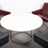 Lot de 4 fauteuils Wilkhahn Flexor et une table basse par Georg Leowald