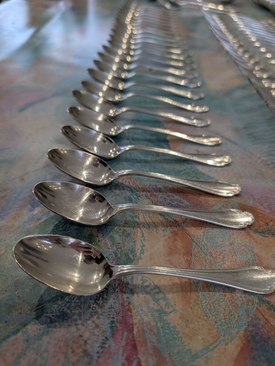 Christofle cutlery set 72 pieces silver-plated metal
