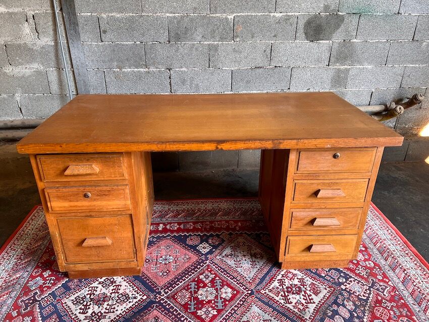 Bureau vintage de maître d’école ou d’administration - Années 50/60