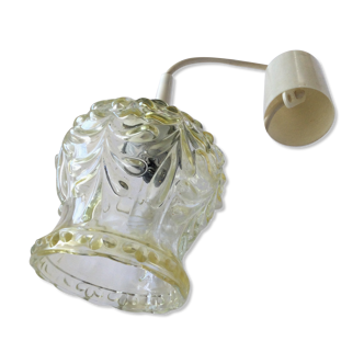 Vintage glass pendant lamp