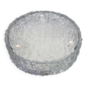 Grand Plafonnier en verre - 1960