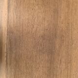 Solid desk in raw oak handles art deco shells