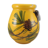 yellow vase
