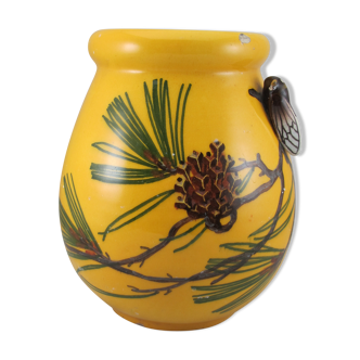 Vase jaune