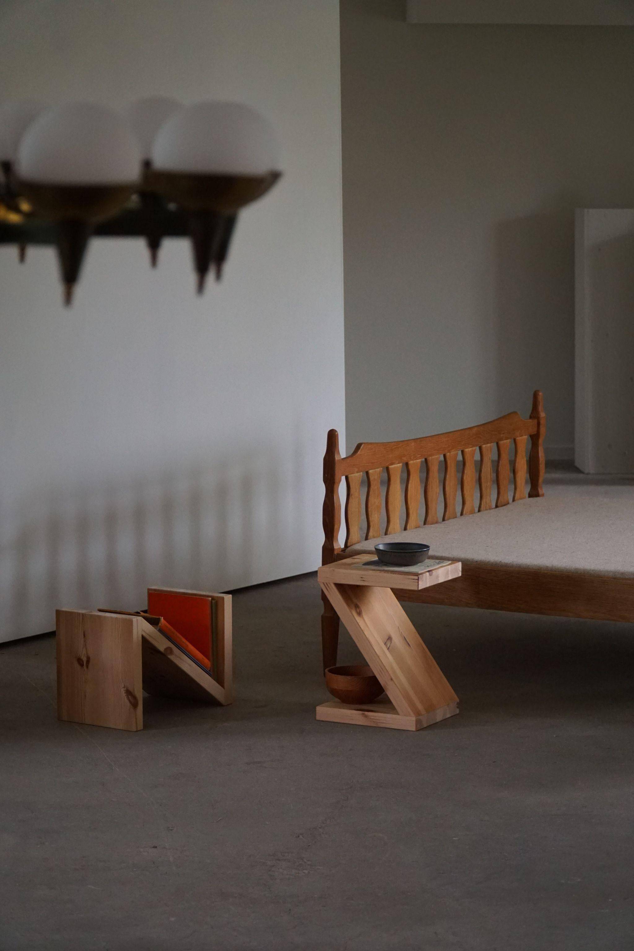 Stool / Table by eliaselias, made from recycled solid pine, Danish design 2022