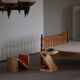 Stool / Table by eliaselias, made from recycled solid pine, Danish design 2022