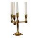 Vintage Candelabra with Four Arms in Swedish Brass from Gusum