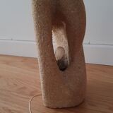 Natural stone sculpture lamp