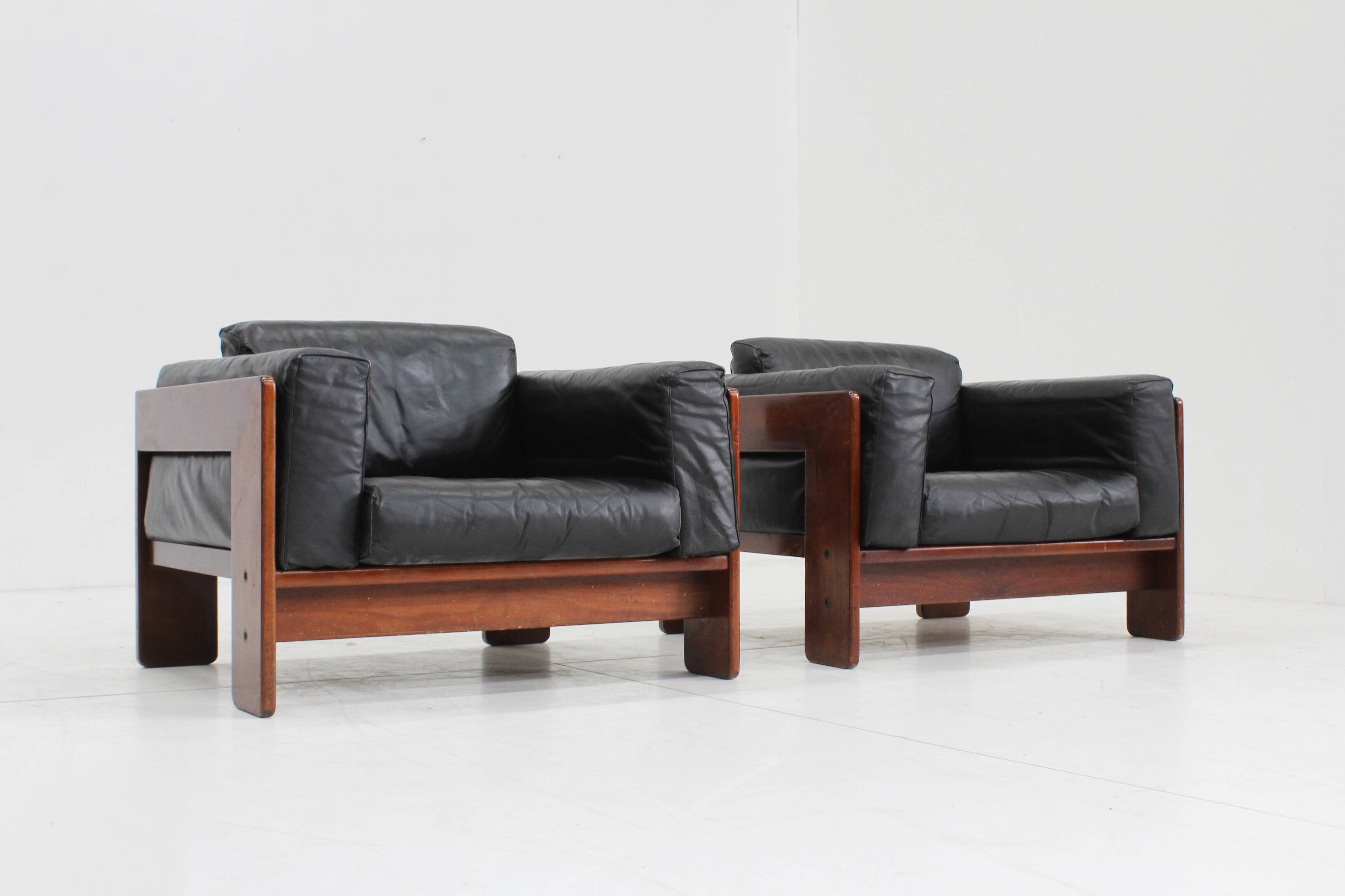 Vintage Knoll Bastiano Armchairs by Tobia Scarpa set of 2