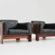 Vintage Knoll Bastiano Armchairs by Tobia Scarpa set of 2