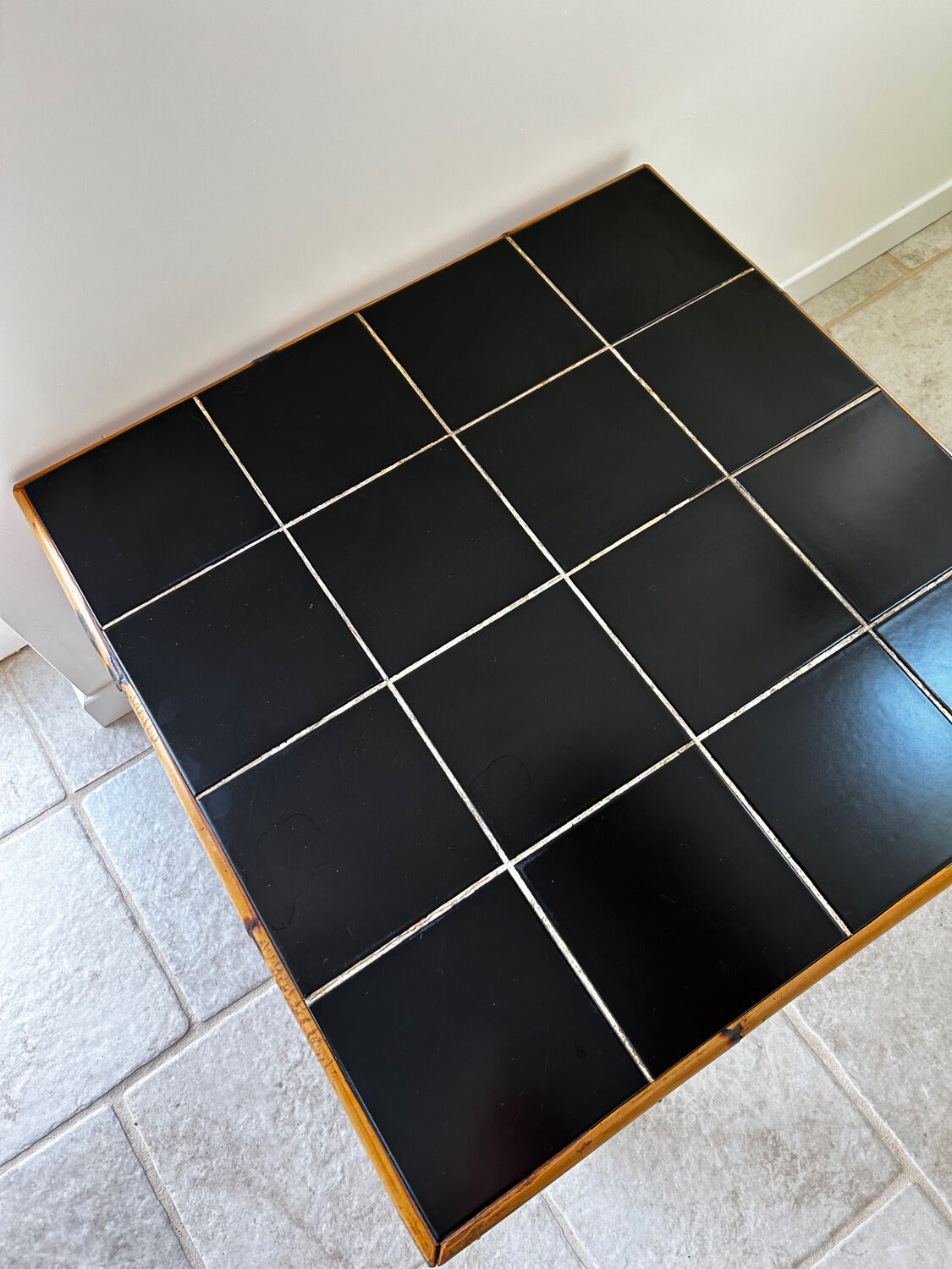 Balbou and ceramic coffee table, 1960