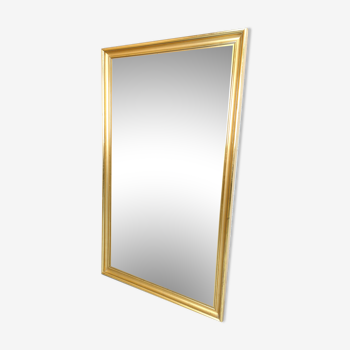 Miroir rectangulaire doré 1.25m