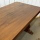 1970s mahogany monastery table - L=2m W=80cm H=75cm
